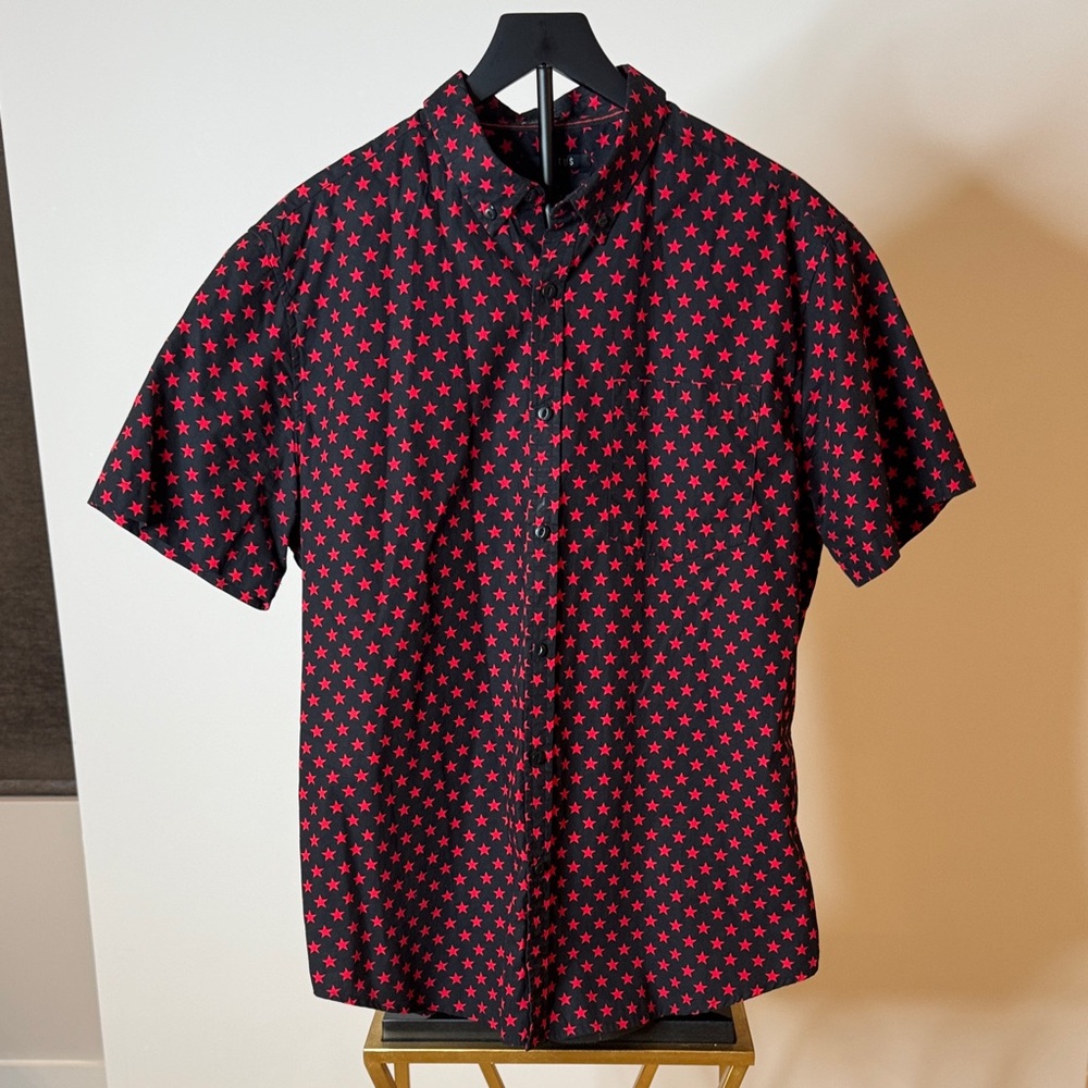 Cactus Black and Red Star Casual Shirt
